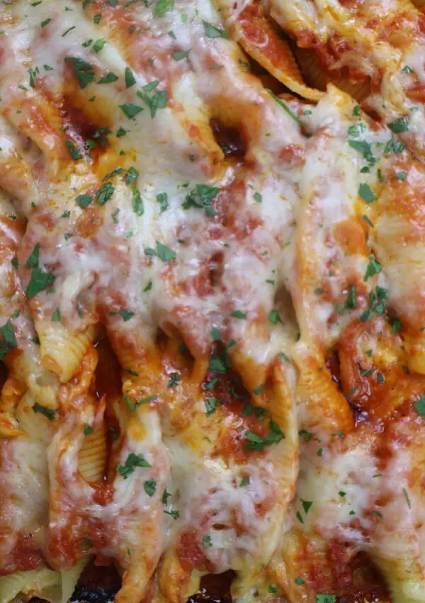 Cheesy Sausage Stuffed Shells