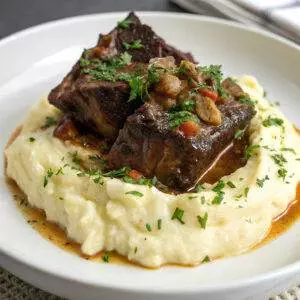 garlic braised short ribs