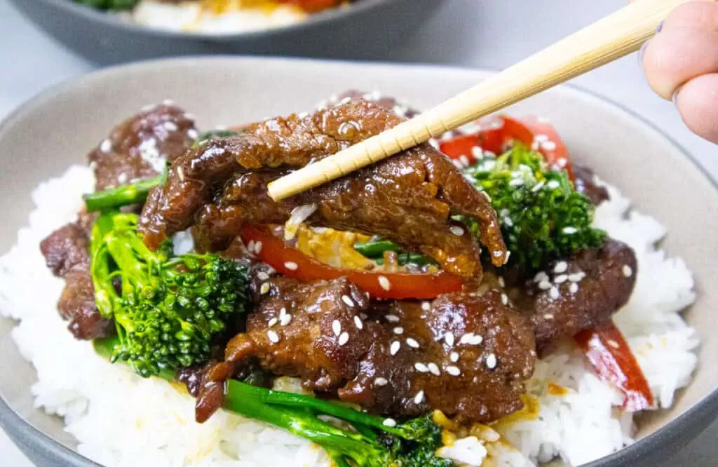 beef and veggie stir fry