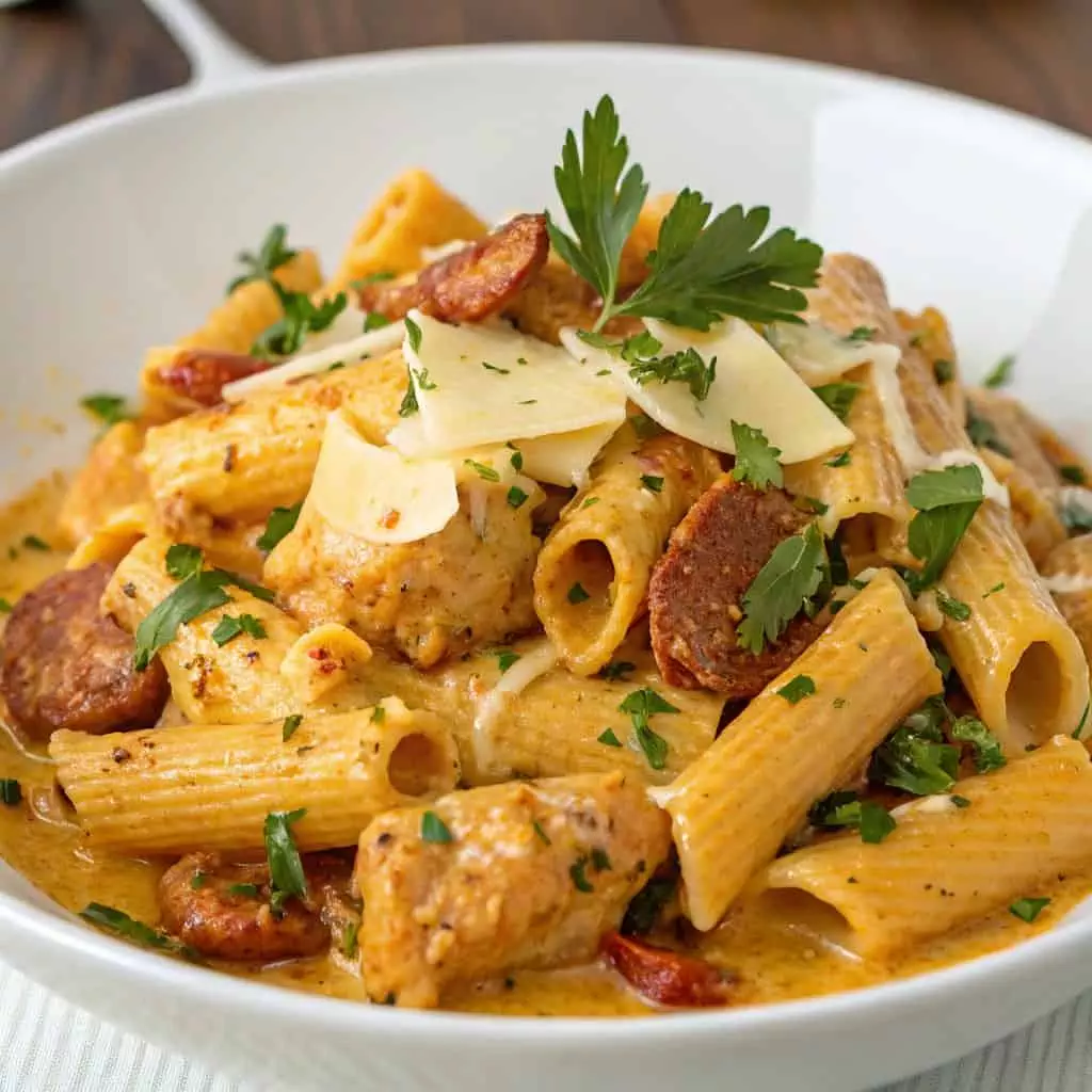 chicken and chorizo pasta