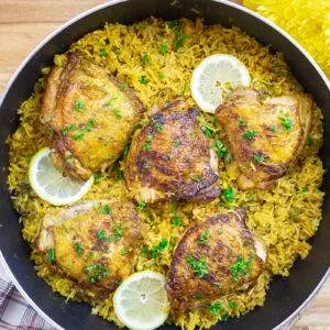 lone pot lemon garlic chicken and rice