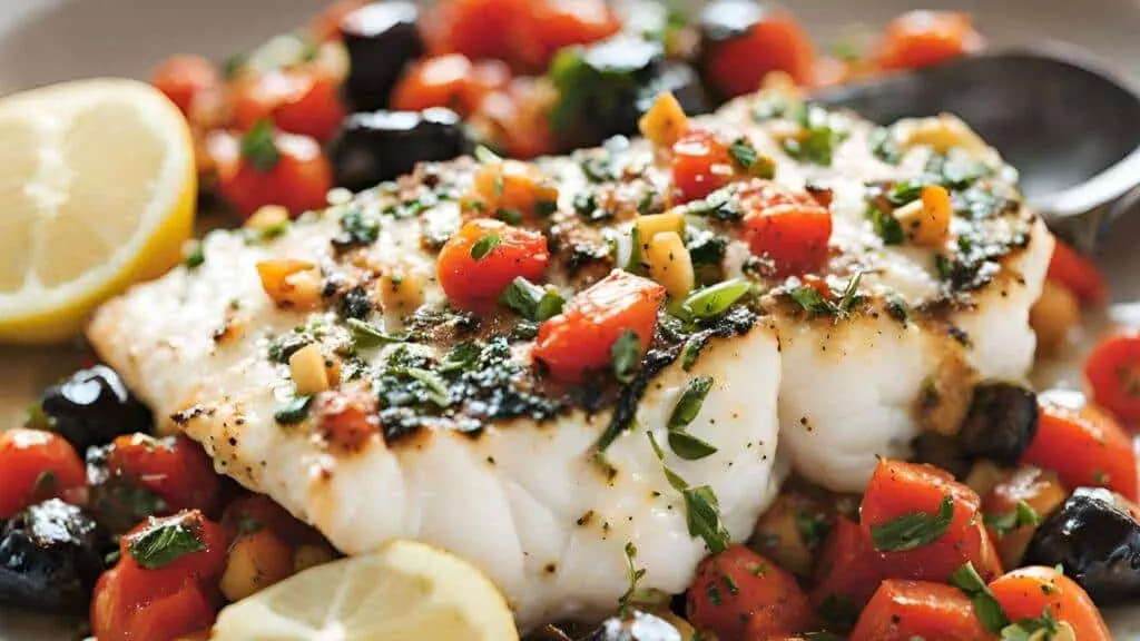 One-Pan Mediterranean Cod