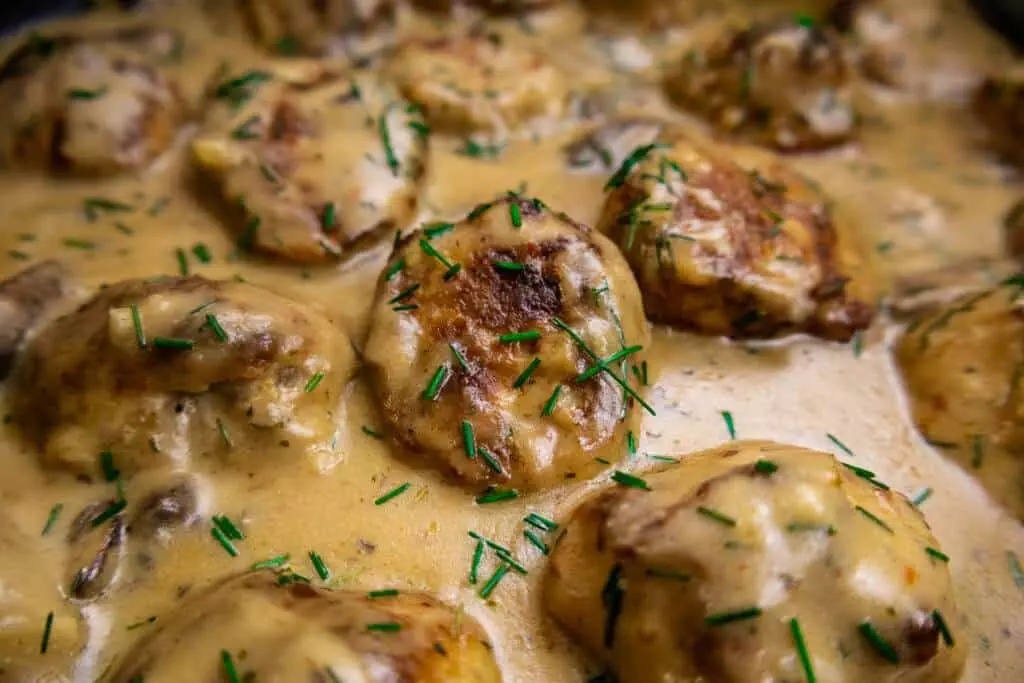 Creamy Chicken Meatballs