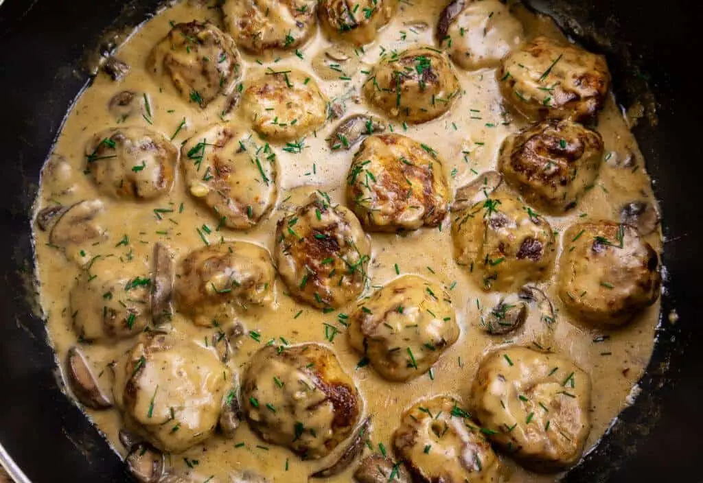 Creamy Chicken Meatballs