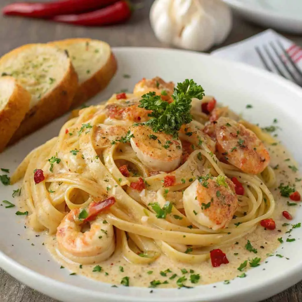 Cajun Creamy Shrimp Pasta